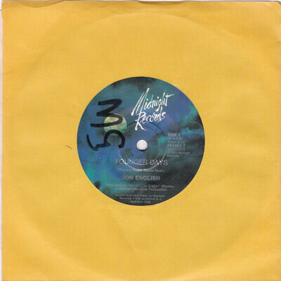 Jon English – Younger Days - 7" single