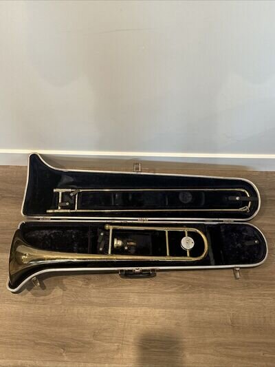 Vintage Conn Trombone With Case