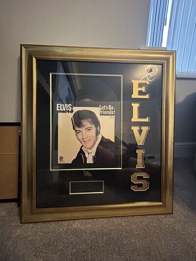 Elvis Let’s Be Friends Signed Record