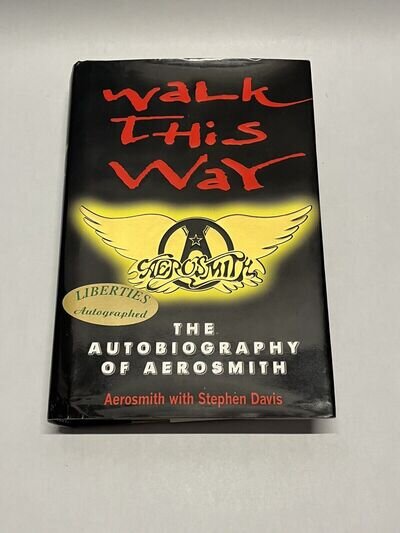 AEROSMITH 1997 WALK THIS WAY BAND SIGNED BOOK-1ST EDITION HARDCOVER Autographed!