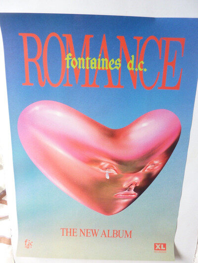 FONTAINES DC ROMANCE ORIGINAL PROMOTIONAL POSTER NEW UNUSED