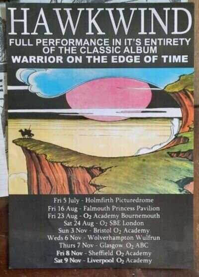 Hawkwind Warrior on the Edge of Time 2013 poster