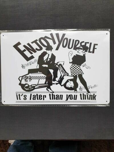 SKA The Specials Enjoy Yourself Metal Sign Plaque Ska/Mod Poster Retro FREE P&P