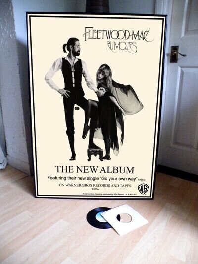 FLEETWOOD MAC RUMOURS PROMO POSTER,