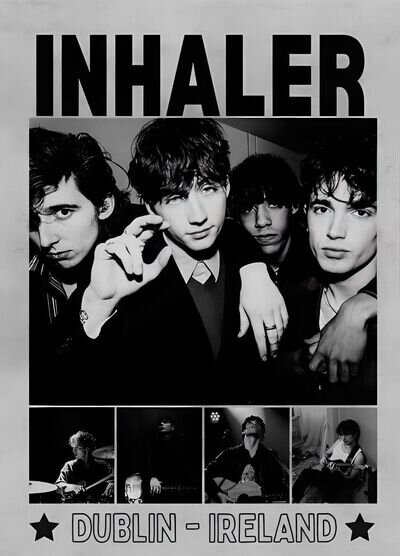 Inhaler A4 Dublin Print Poster Album CD Wall Art Decor Music