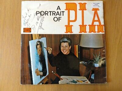 Rare Signed Pia Beck Vinyl LP - A Potrait of Pia - Signed in 1968