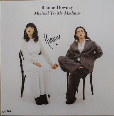 RIANNE DOWNEY METHOD TO MY MADNESS 500 ONLY CLEAR VINYL 12" / SIGNED