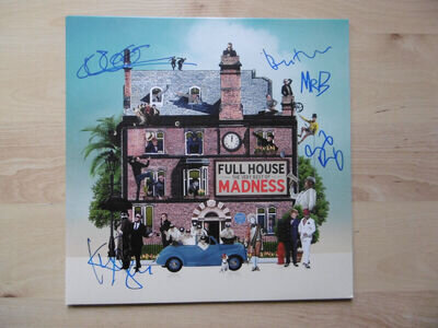 Madness Autogramme signed LP-Cover "Full House: The Very Best Of Madness" Vinyl