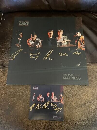 The Cavs Music To My Madness EP Signed Vinyl And Cd Very Good Condition