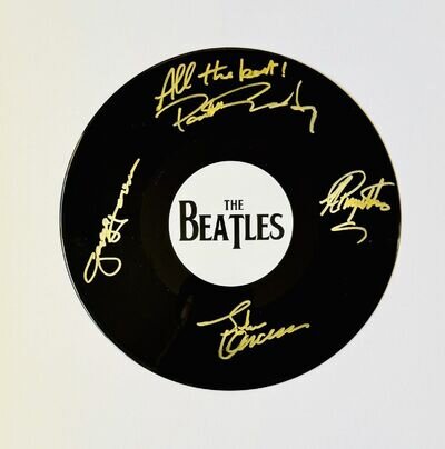 The Beatles Signed Vinyl Record