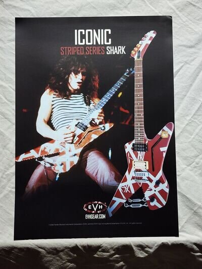 Eddie Van Halen *Shark* Promo Poster + Bonus Poster