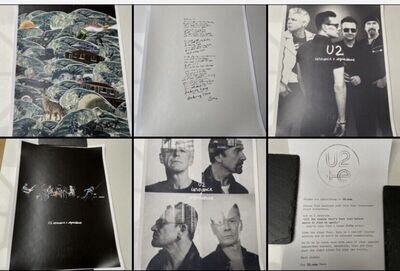 U2 Innocence and Experience Collectors Limited Ed Silkscreen Prints Full Set X5