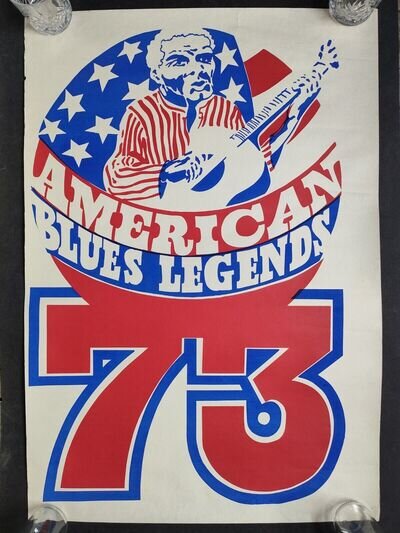 American Blues Legends 1973 Festival Poster