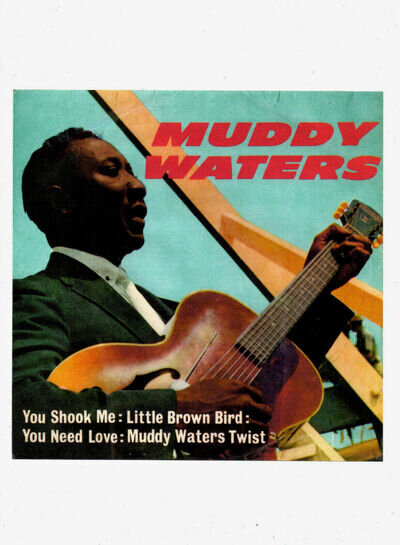 MUDDY WATERS. A3 POSTER. Repro. Blues.