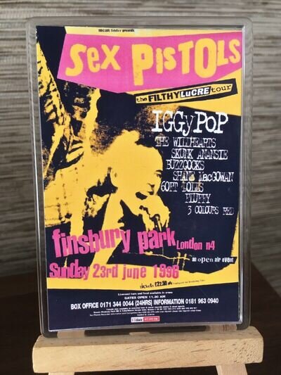 Vintage Sex Pistols Repro Poster Jumbo Fridge Magnet