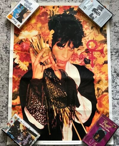 PRINCE - RARE VINTAGE ORIGINAL BROCKUM GOLD EXPERIENCE POSTER - 90cm x 65cm