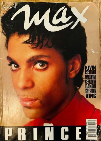 MAX Magazine June 1990 PRINCE With Fold Out Poster