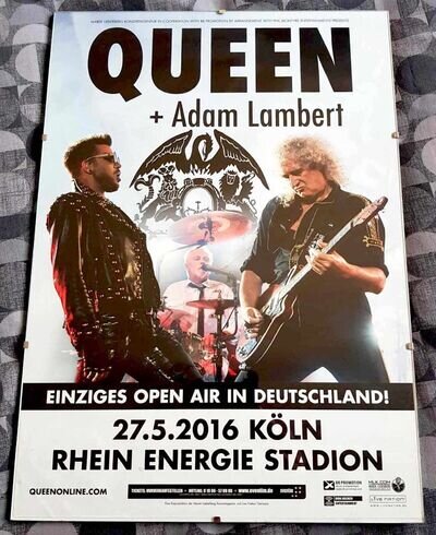 Queen Official Cologne Concert Poster 2016