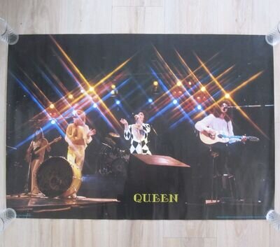 Queen Freddie Mercury 1978 Live Concert Group Band Poster