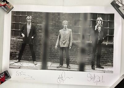 The Police Band Poster Print 2007 Rare