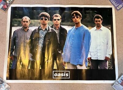 Vintage Oasis Posters x2 ⭐️LOOK⭐️ KNEBWORTH 1996