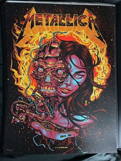 Metallica Allure Halo Poster Munk One Rare