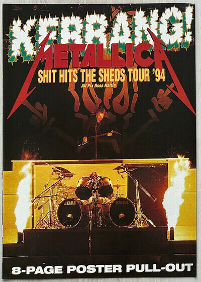 METALLICA ~TOUR 1994 8-Page poster pullout