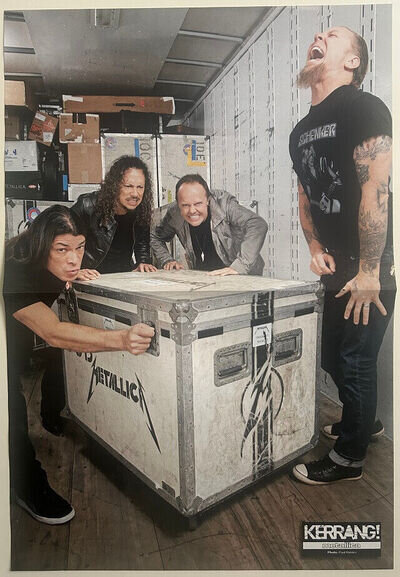 METALLICA - 2009 UK Magazine centrefold poster