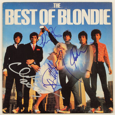 BLONDIE Signed 'Best of Blondie' Photograph - Pop / Rock Band - preprint