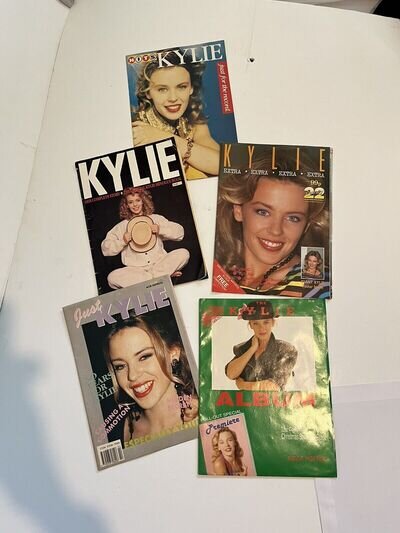 kylie Minogue vintage poster magazines - late 80s / early 90s - Fold out poster