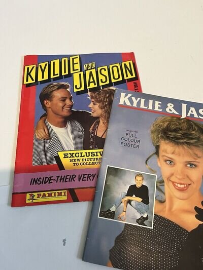 Kylie Minogue , kylie and jason poster magazine and sticker book. Free P&p