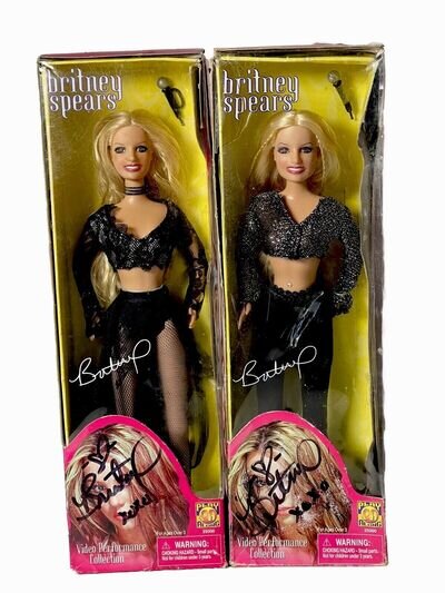 Britney Spears- Iconic “Stronger” Music Video Dolls! Autographed Early 00’s!