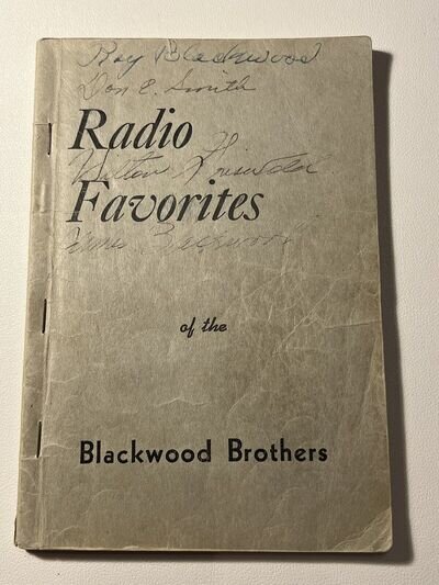 The Blackwood Brothers Autograph Gospel Hymnal / James Blackwood Estate / Elvis