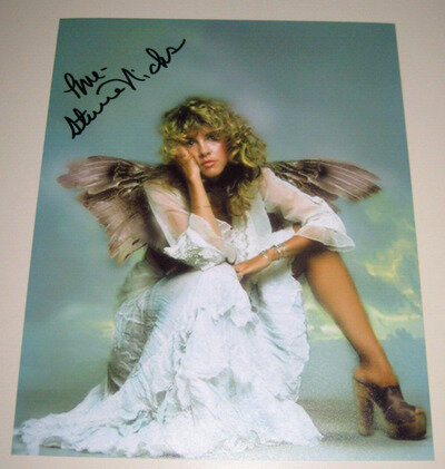 Fleetwood Mac Signed Stevie Nicks Autographed w COA Promo Photo Gypsy Era