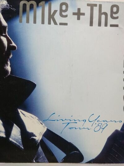 Mike And The Mechanics ‘Living Years’ Rare Tour Programme/ Poster 1989