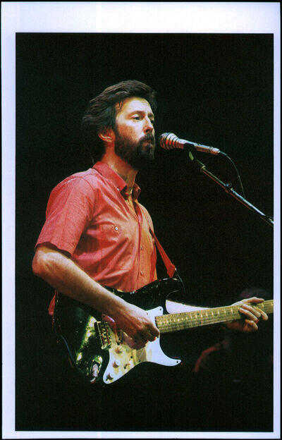 ERIC CLAPTON POSTER PAGE . 1983 HAMMERSMITH ODEON LONDON CONCERT . V11