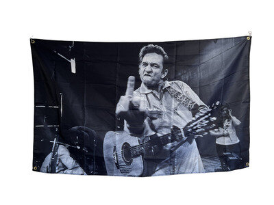 JOHNNY CASH THE MAN IN BLACK WALL ART POSTER 5×3 FOOT FREE 48HOUR UK POSTAGE