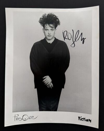 The Cure Promo Photo 8" X 10" Robert Smith Autographed / Signed