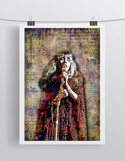 STEVIE NICKS FLEETWOOD MAC Poster, Stevie Nicks Print Free Ship Us