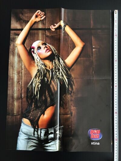 Christina Aguilera Turkish Popfun magazine poster