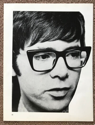 CLIFF RICHARD - 1971 Full page UK music annual poster