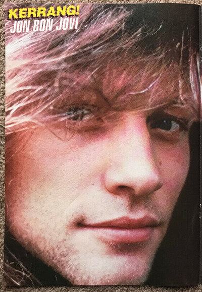 JON BON JOVI - 1995 Full page UK magazine poster