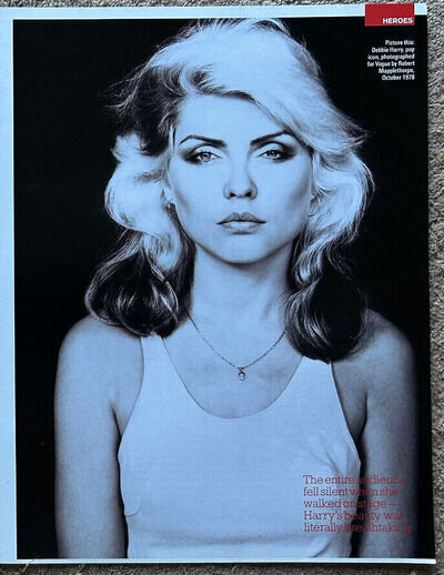 DEBBIE HARRY - 2003 Full page UK magazine poster BLONDIE