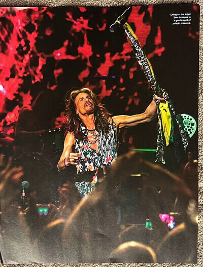 STEVEN TYLER - 2018 full page UK magazine poster AEROSMITH