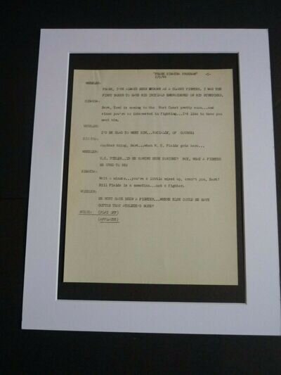 14x11 a4 Official Reproduction Frank Sinatra poster letter tv show script 3