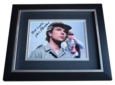 Van Morrison SIGNED 10x8 FRAMED Photo Autograph Display Music Memorabilia COA