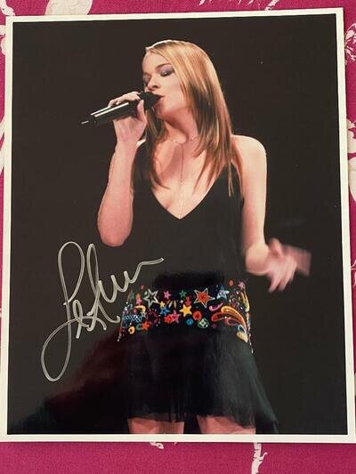 LEANN RIMES SIGNED AUTOGRAPHED LAB PRINTED PHOTOGRAPH 10 X 8