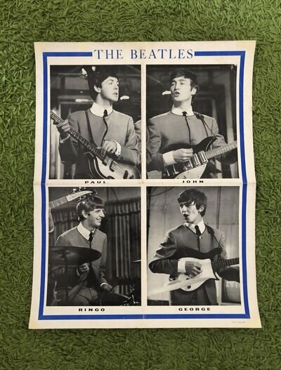 Rare orig Beatles poster sold outside UK venues on Nov-Dec 1963 tour unofficial