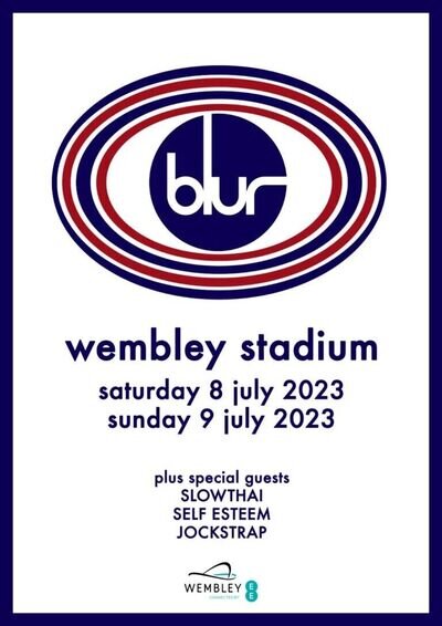 Blur Wembley 2023 A3 Print Poster Album Wall Art Decor.