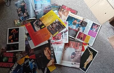 AC/DC MAGAZINE MEMORABILIA COLLECTION Posters. Adverts, Interviews, Reviews...